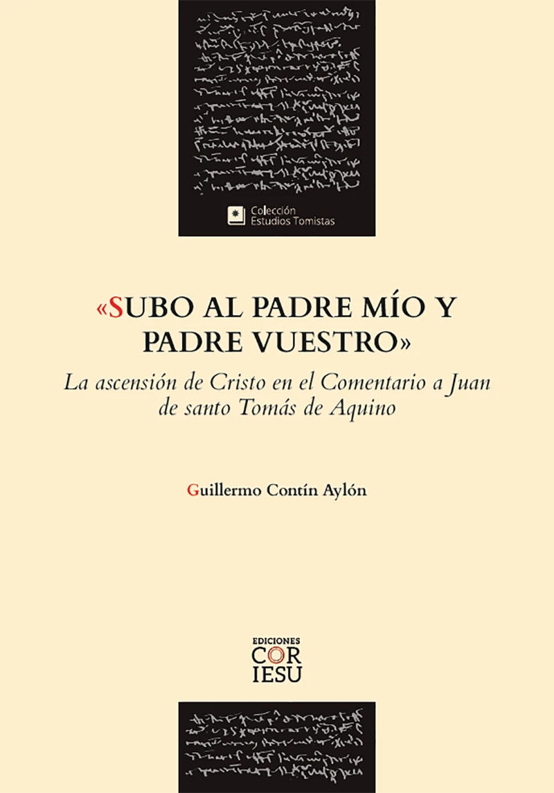 Portada: Subo al Padre mío y Padre vuestro