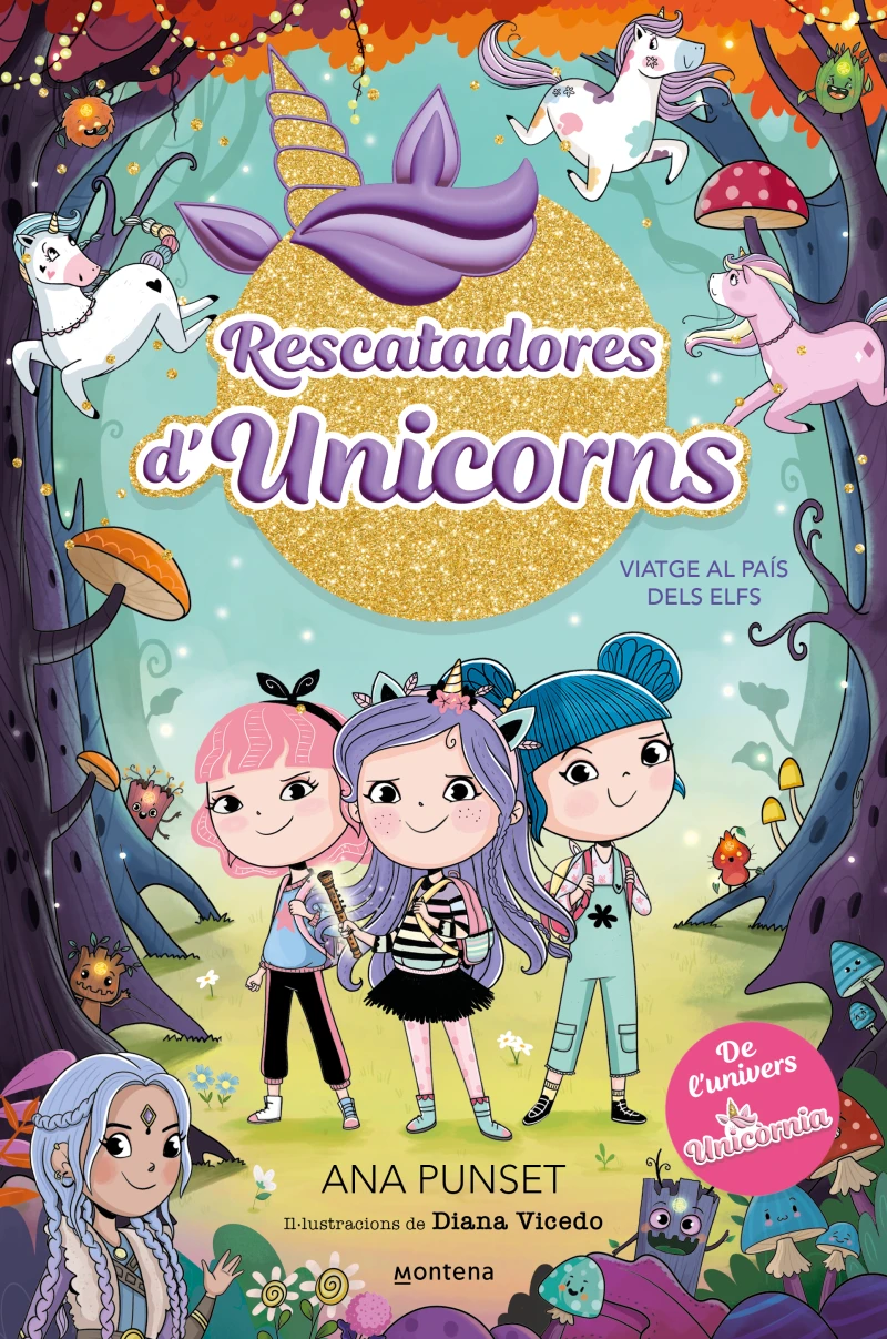Portada: Rescatadores d'Unicorns 8 - Viatge al País dels Elfs