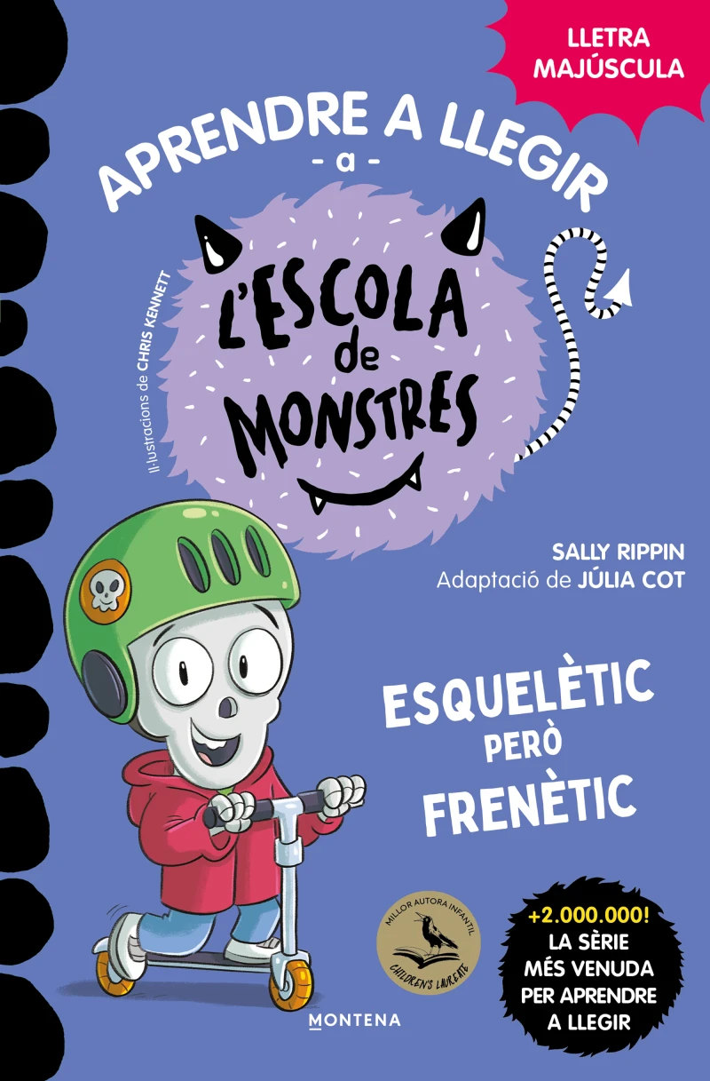 Portada: Aprendre a llegir a l'Escola de Monstres 21 - Esquelètic però frenètic