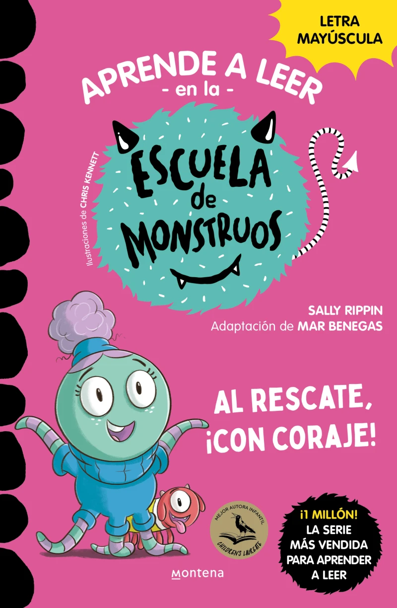 Portada: Aprender a leer en la Escuela de Monstruos 22 - Al rescate, ¡con coraje!