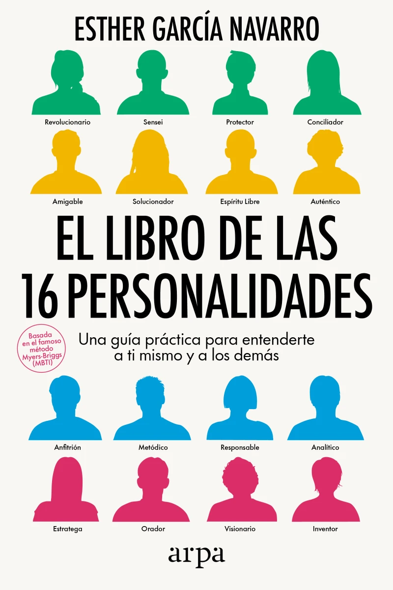 Portada: El libro de las 16 personalidades