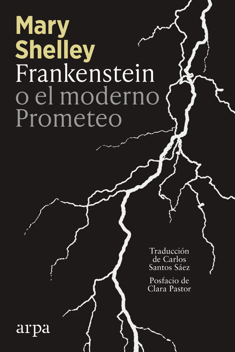 Portada: Frankenstein o el moderno Prometeo