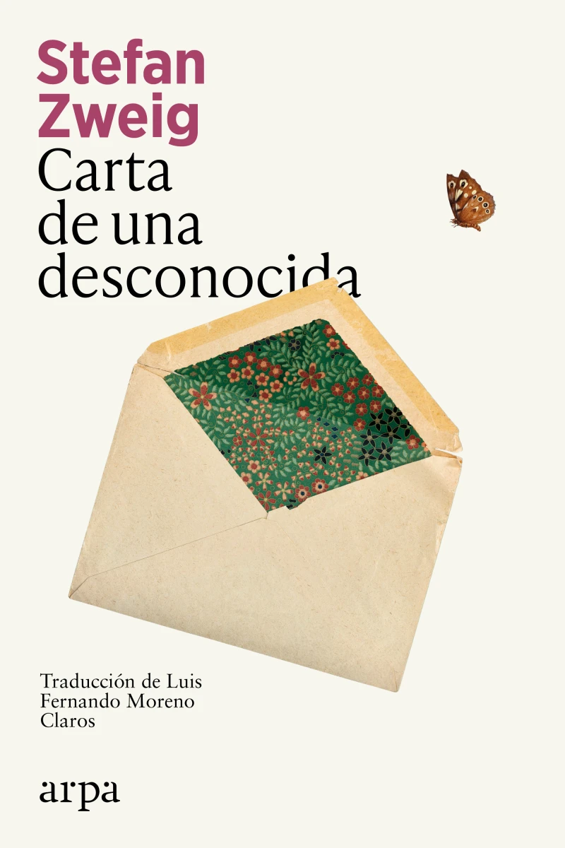 Portada: Carta de una desconocida