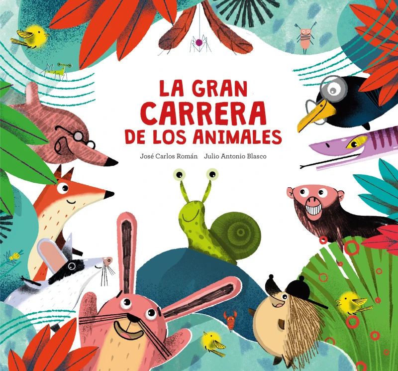 Portada: La gran carrera de los animales