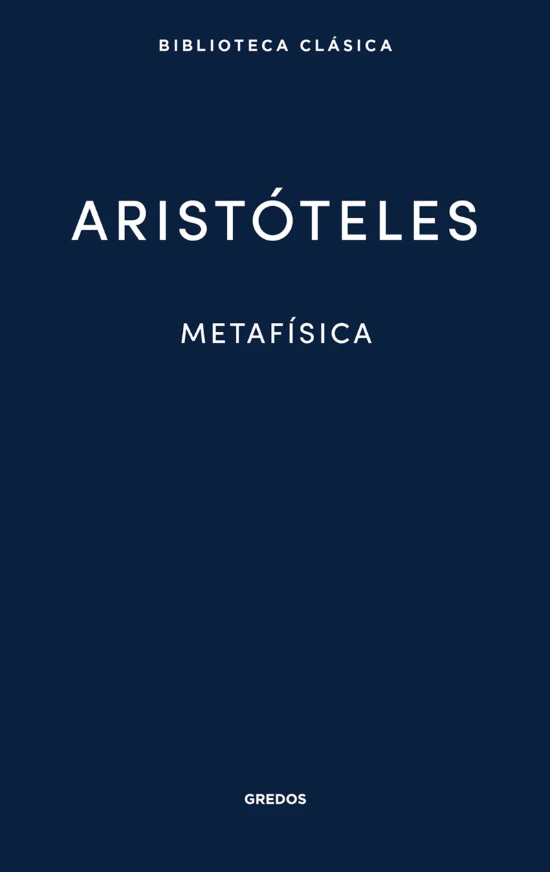 Portada: Metafísica