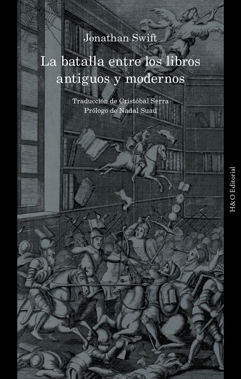 Portada: La batalla entre los libros antiguos y modernos