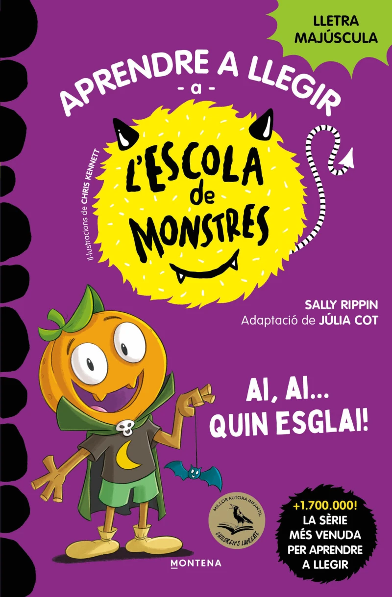 Portada: Aprendre a llegir a l'Escola de Monstres 25 - Ai, ai... quin esglai!