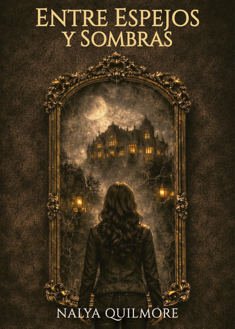 Portada: Entre espejos y sombras: una novela de misterio y secretos tras puertas prohibidas