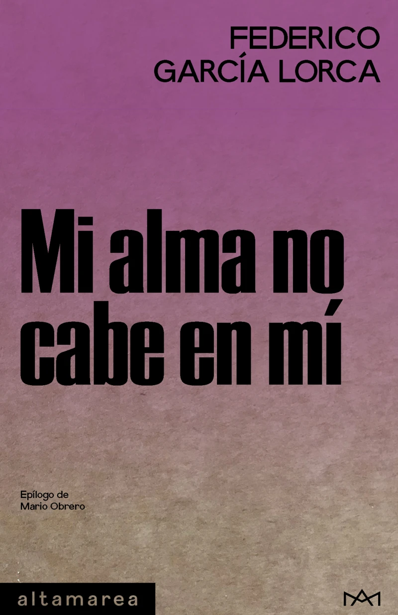 Portada: Mi alma no cabe en mí