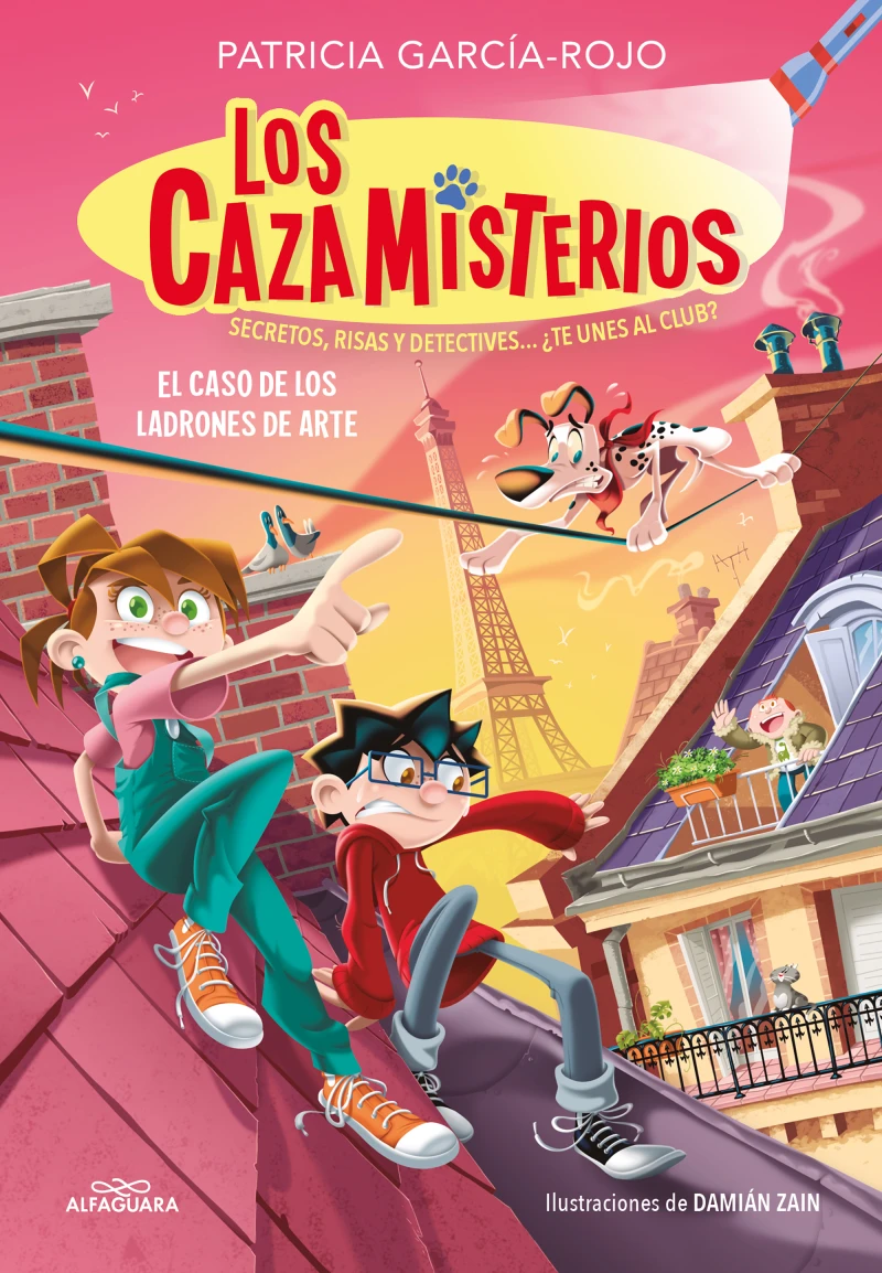 Portada: Los cazamisterios 10 - El caso de los ladrones de arte