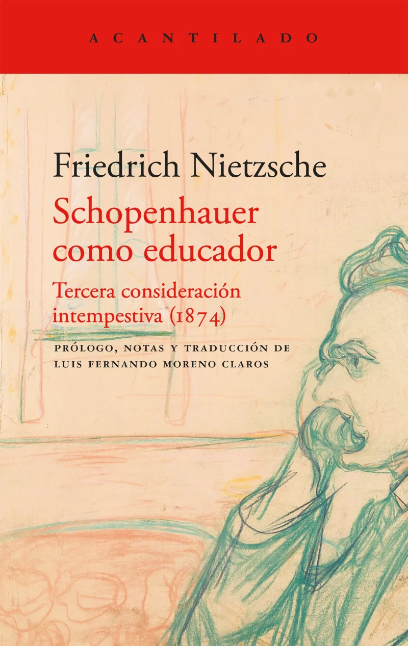 Portada: Schopenhauer como educador