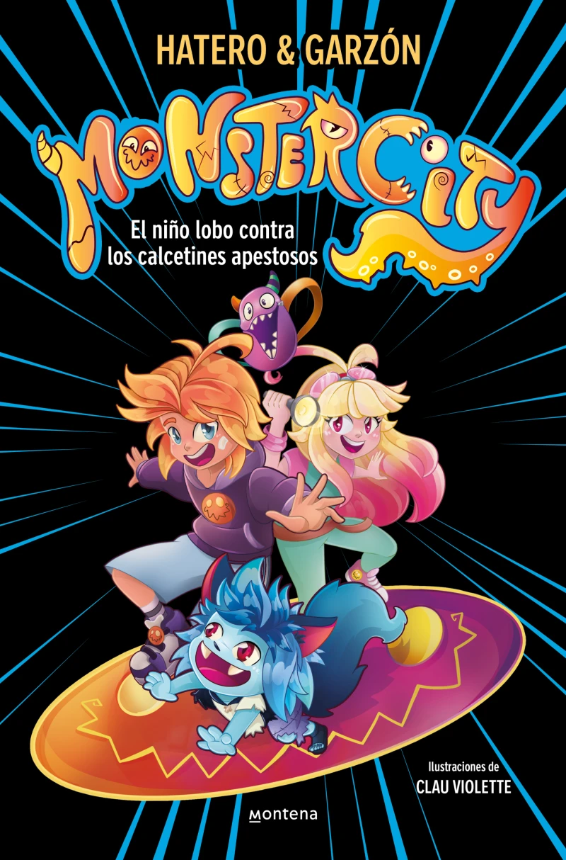Portada: Monstercity 1 - El niño lobo contra los calcetines apestosos