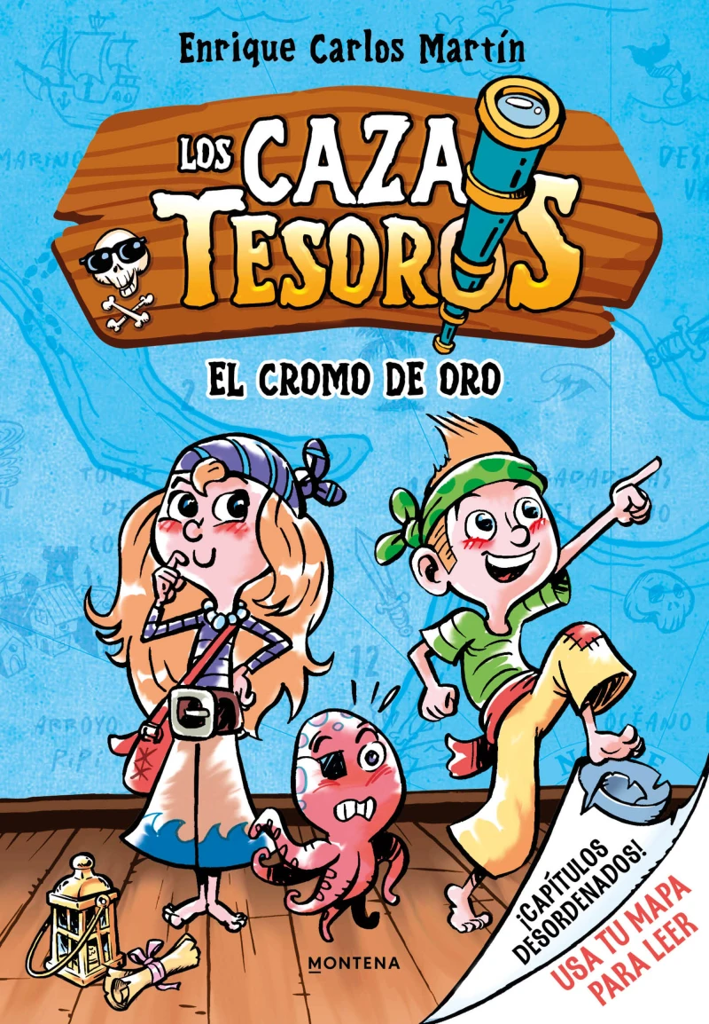 Portada: Cazatesoros 1 - El cromo de oro