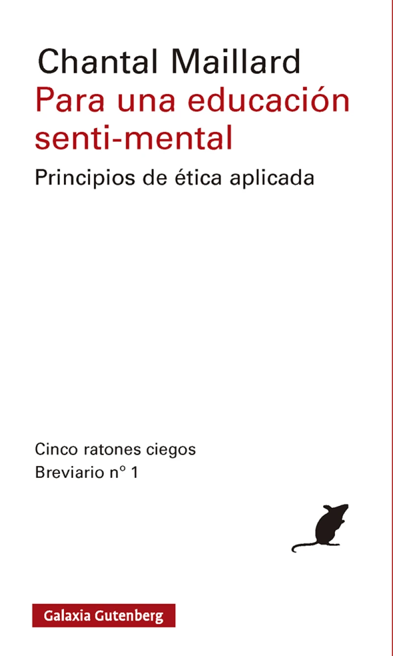 Portada: Para una educación senti-mental