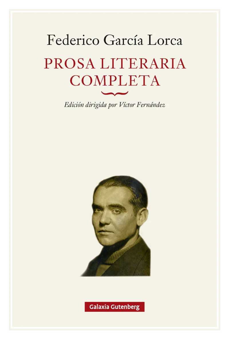 Portada: Prosa literaria completa