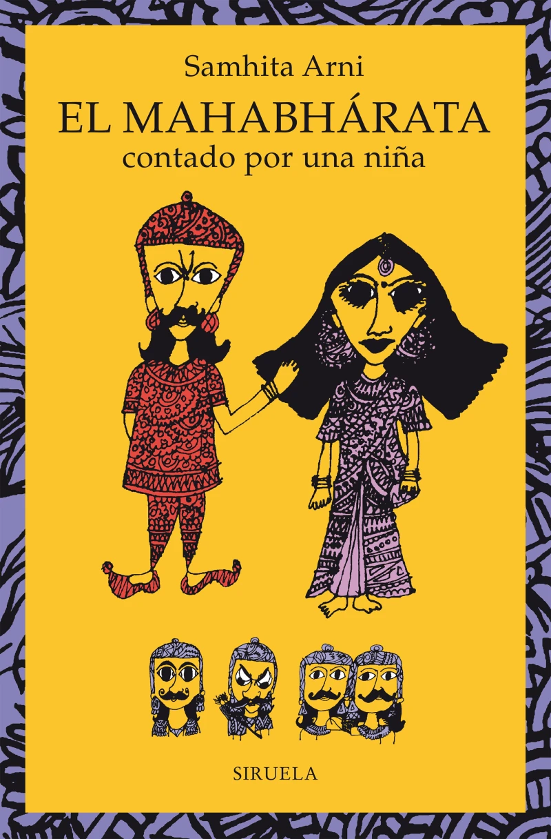 Portada: El Mahabhárata contado por una niña