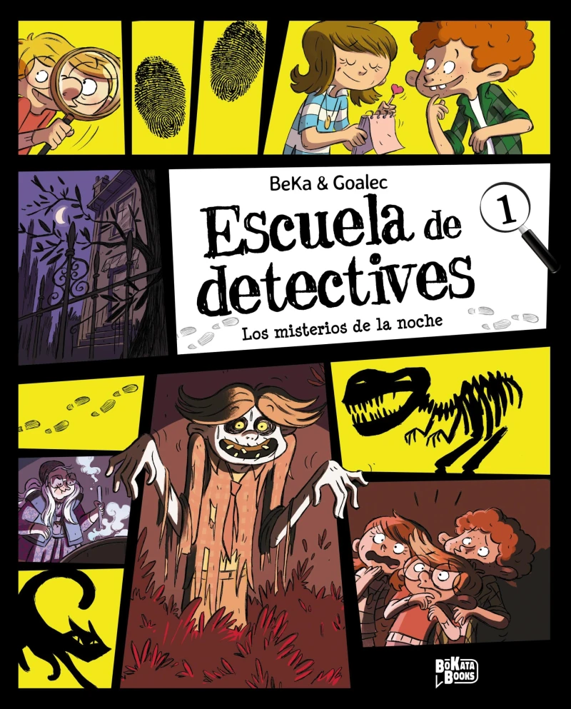 Portada: Escuela de detectives, 1. Los misterios de la noche