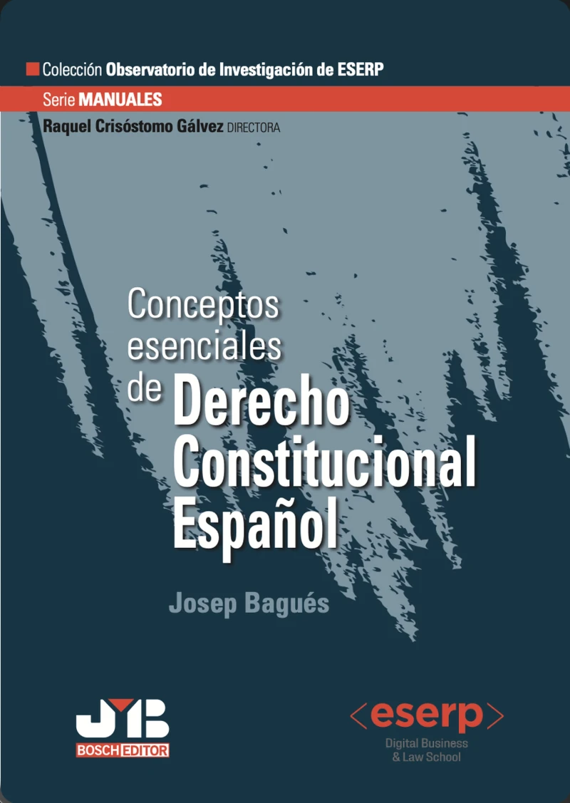 Portada: Conceptos esenciales de Derecho Constitucional Español