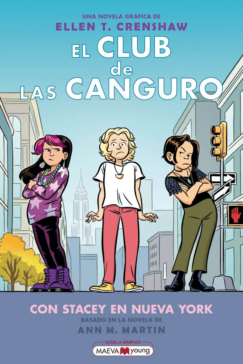 Portada: El club de las canguro 14: con Stacey en Nueva York