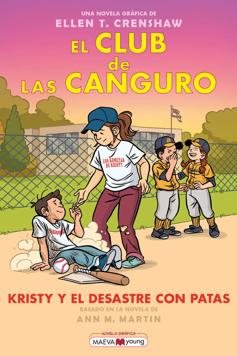 Portada: El club de las canguro 16: Kristy y el desastre con patas