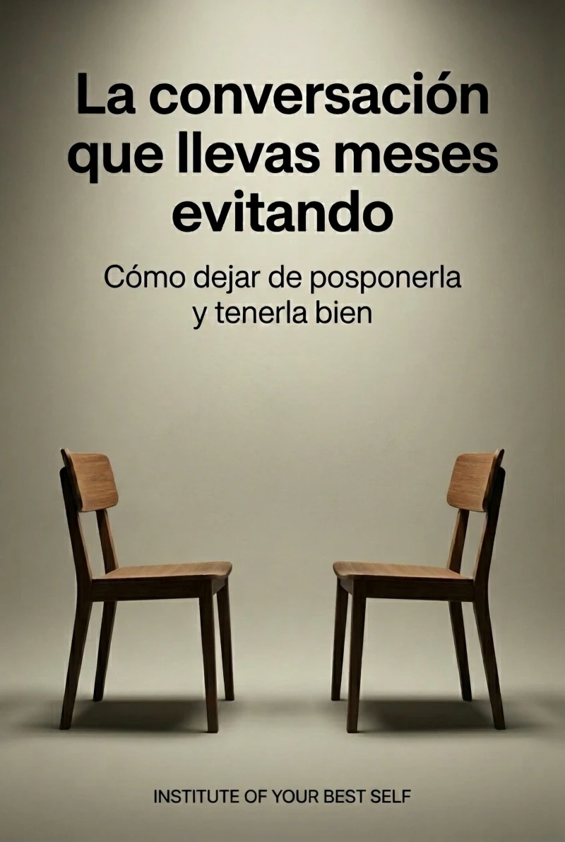Portada: La conversación que llevas meses evitando