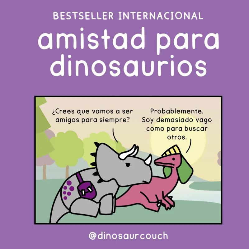 Portada: Amistad para dinosaurios