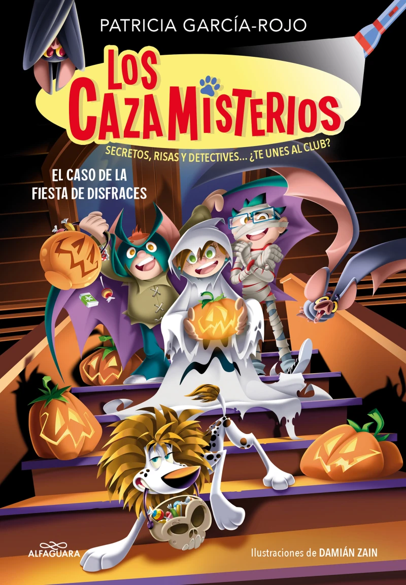 Portada: Los cazamisterios 11 - El caso de la fiesta de disfraces