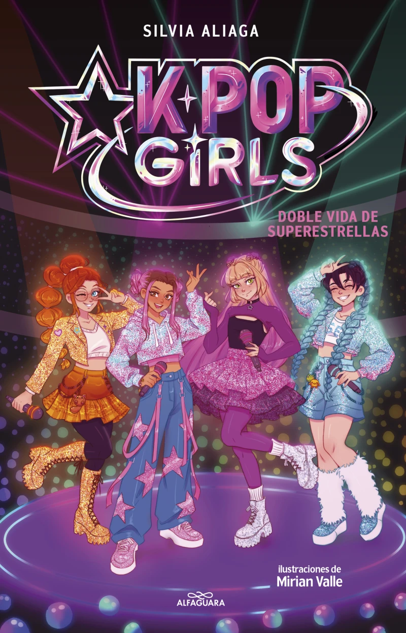 Portada: Doble vida de superestrellas (Kpop Girls 1)