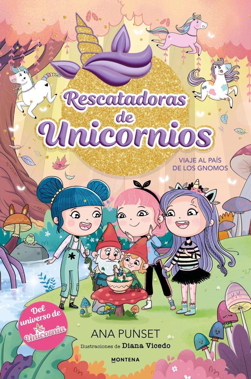 Portada: Rescatadoras de Unicornios 11 - Viaje al País de los Gnomos