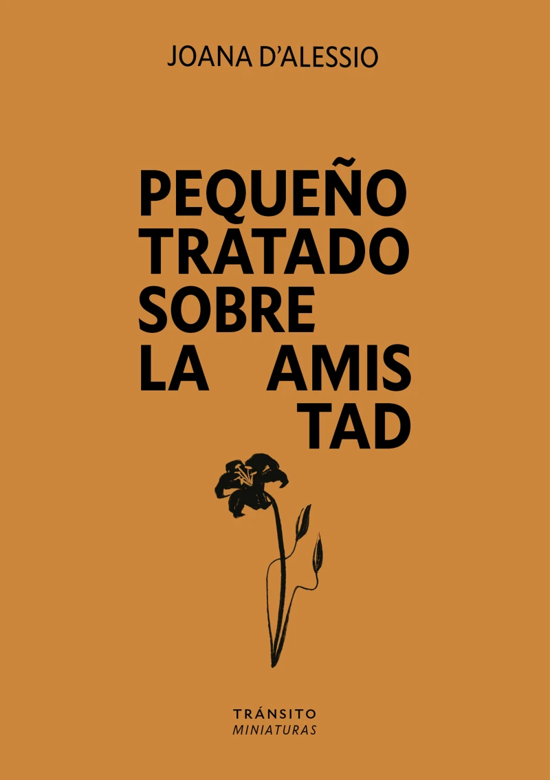 Portada: Pequeño tratado sobre la amistad