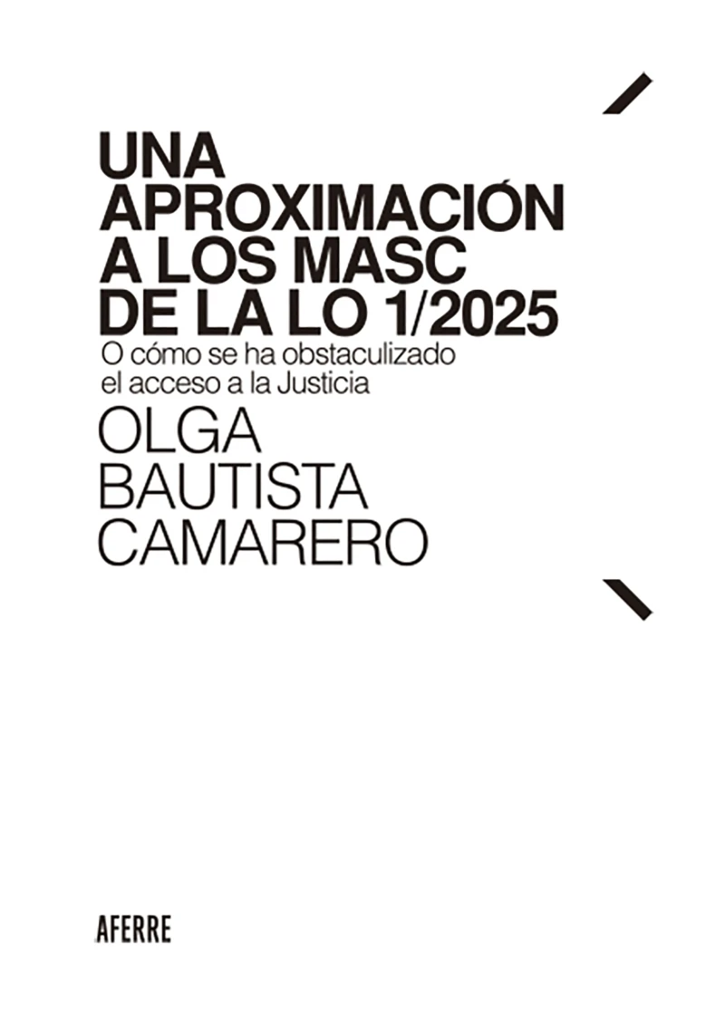 Portada: Una aproximación a los MASC de la LO 1/2025
