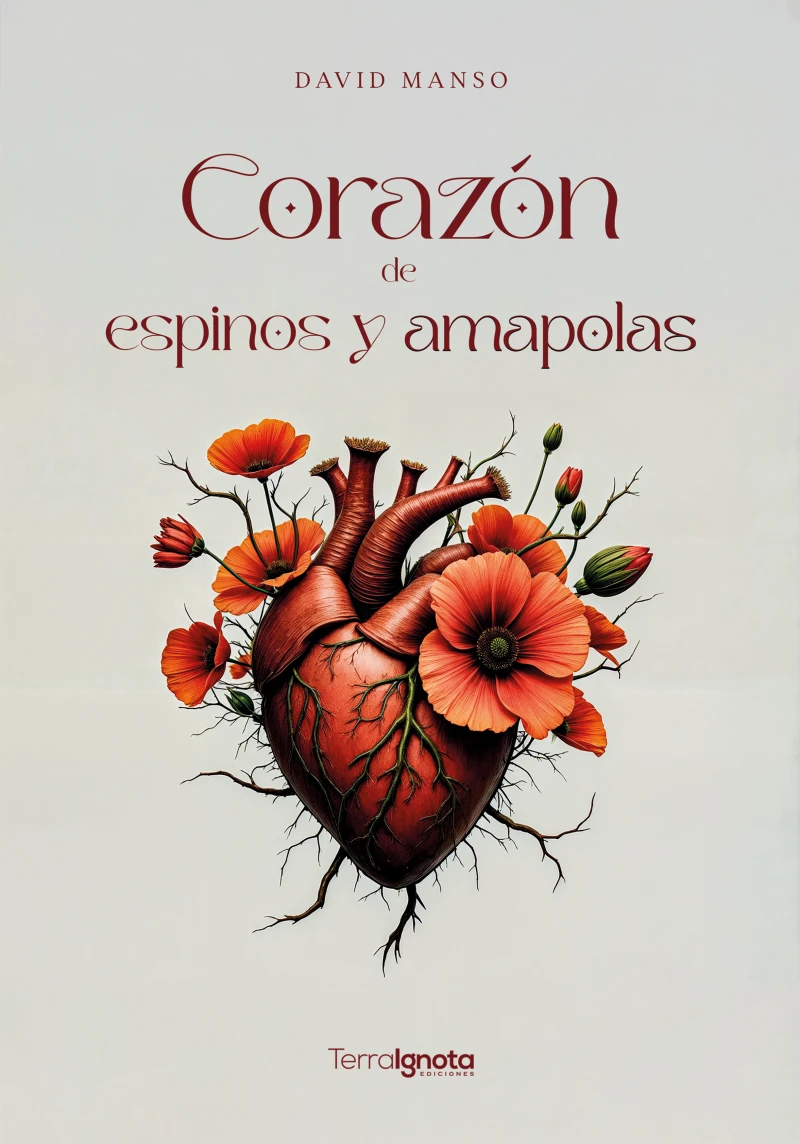 Portada: Corazón de espinos y amapolas