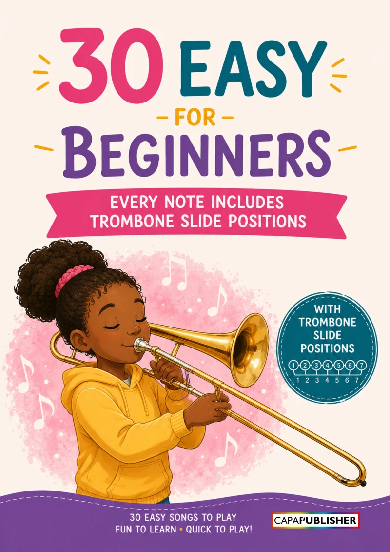 Portada: Easy trombone songbook for beginners