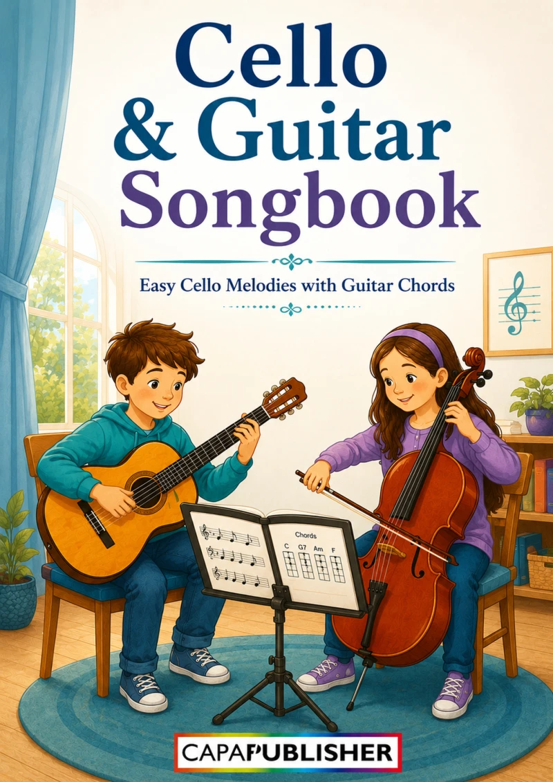 Portada: Easy cello & guitar songbook for kids