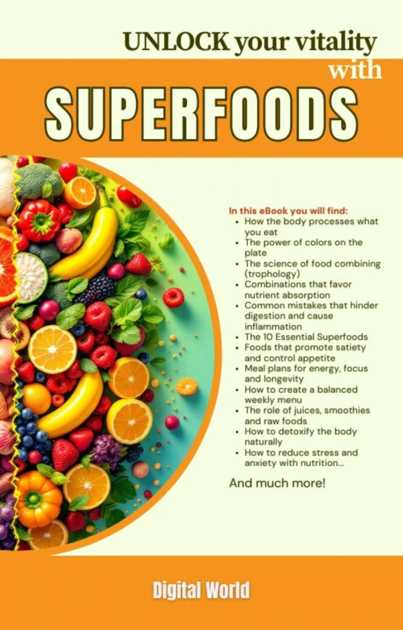 Portada: UNLOCK your vitality with Superfoods