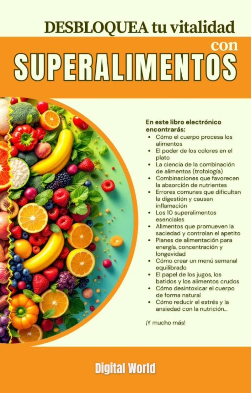 Portada: Desata tu vitalidad con superalimentos