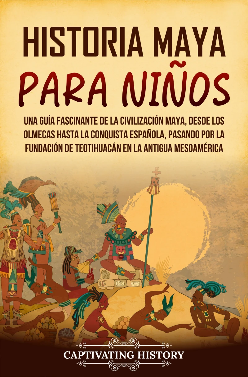 Portada: Historia maya para niños