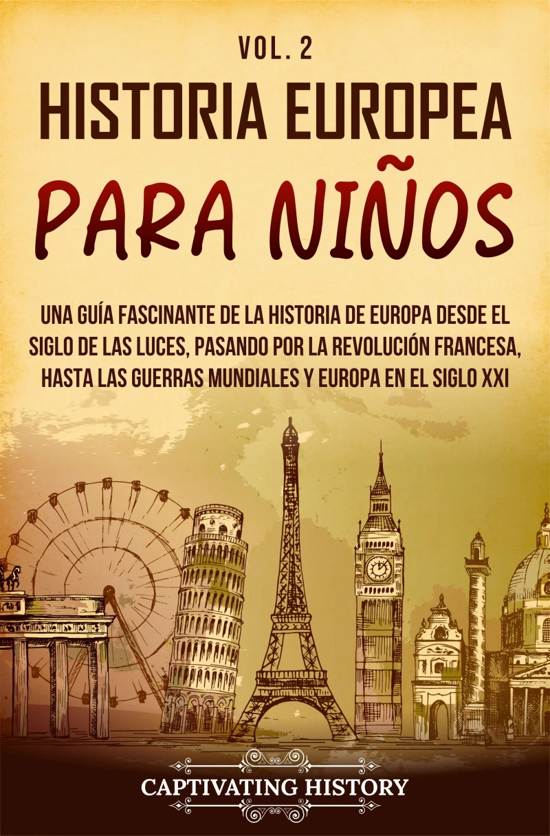 Portada: Historia europea para niños Vol. 2
