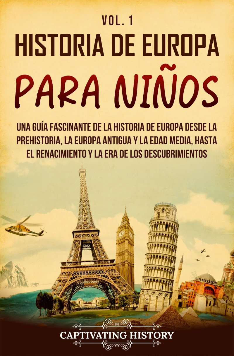 Portada: Historia de Europa para niños Vol. 1
