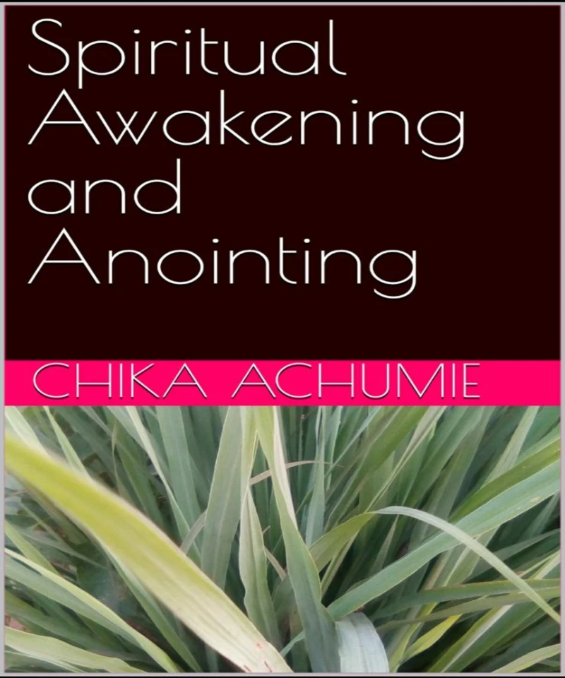 Portada: Spiritual Awakening and Anointing