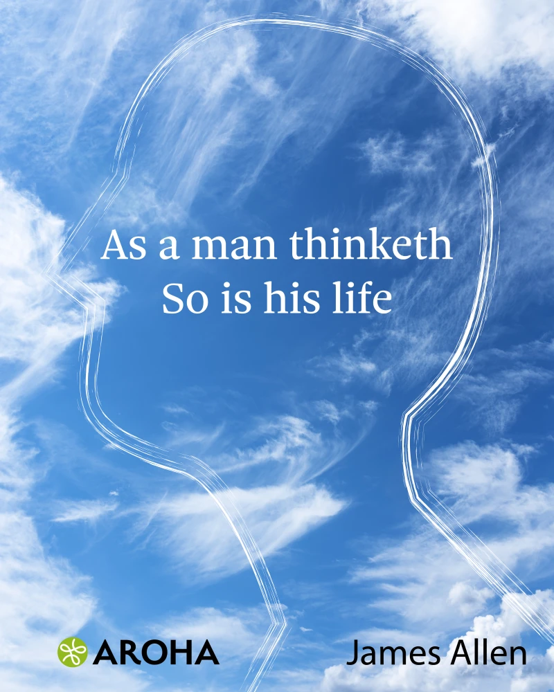 Portada: As a Man Thinketh So Is His Life