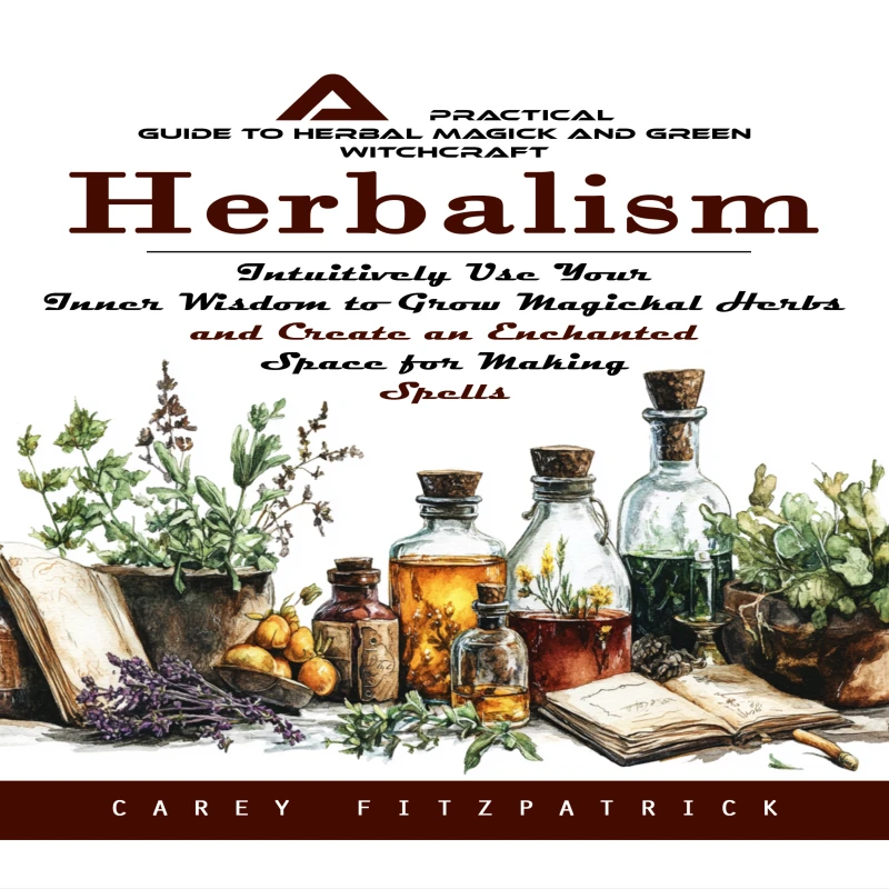 Portada: Herbalism: A Practical Guide to Herbal Magick and Green Witchcraft (Intuitively Use Your Inner Wisdom to Grow Magickal Herbs and Create an Enchanted Space for Making Spells)