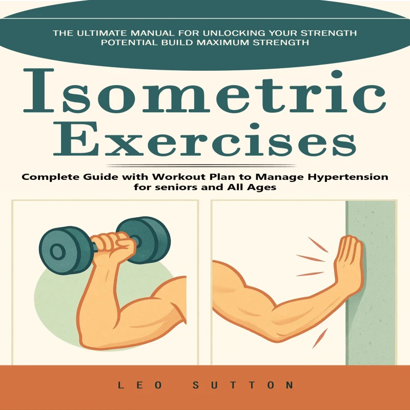 Portada: Isometric Exercises: The Ultimate Manual for Unlocking Your Strength Potential Build Maximum Strength (Complete Guide with Workout Plan to Manage Hypertension for seniors and All Ages)