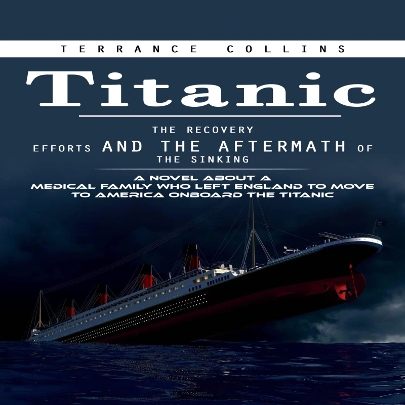 Portada: Titanic: The Recovery Efforts and the Aftermath of the Sinking (A Novel About a Medical Family Who Left England to Move to America Onboard the Titanic)