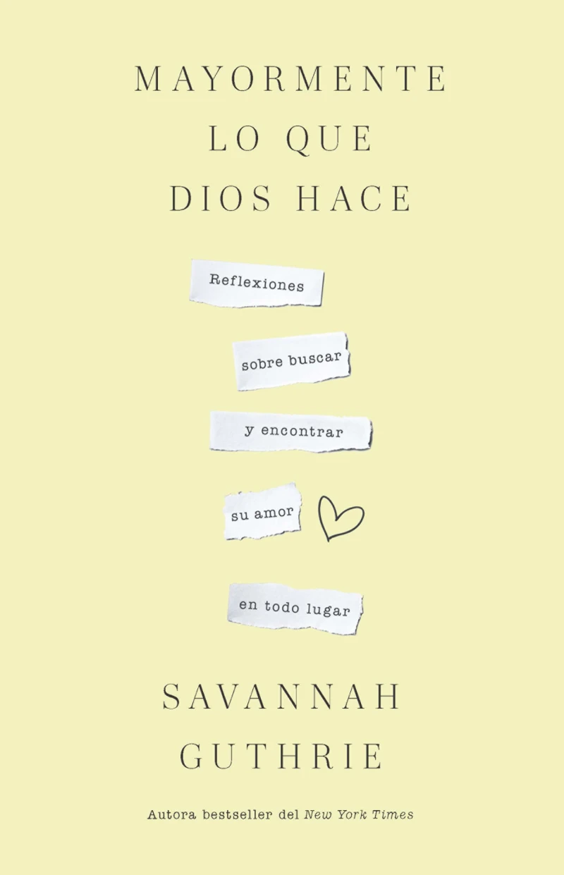 Portada: Mayormente lo que Dios hace / Mostly What God Does