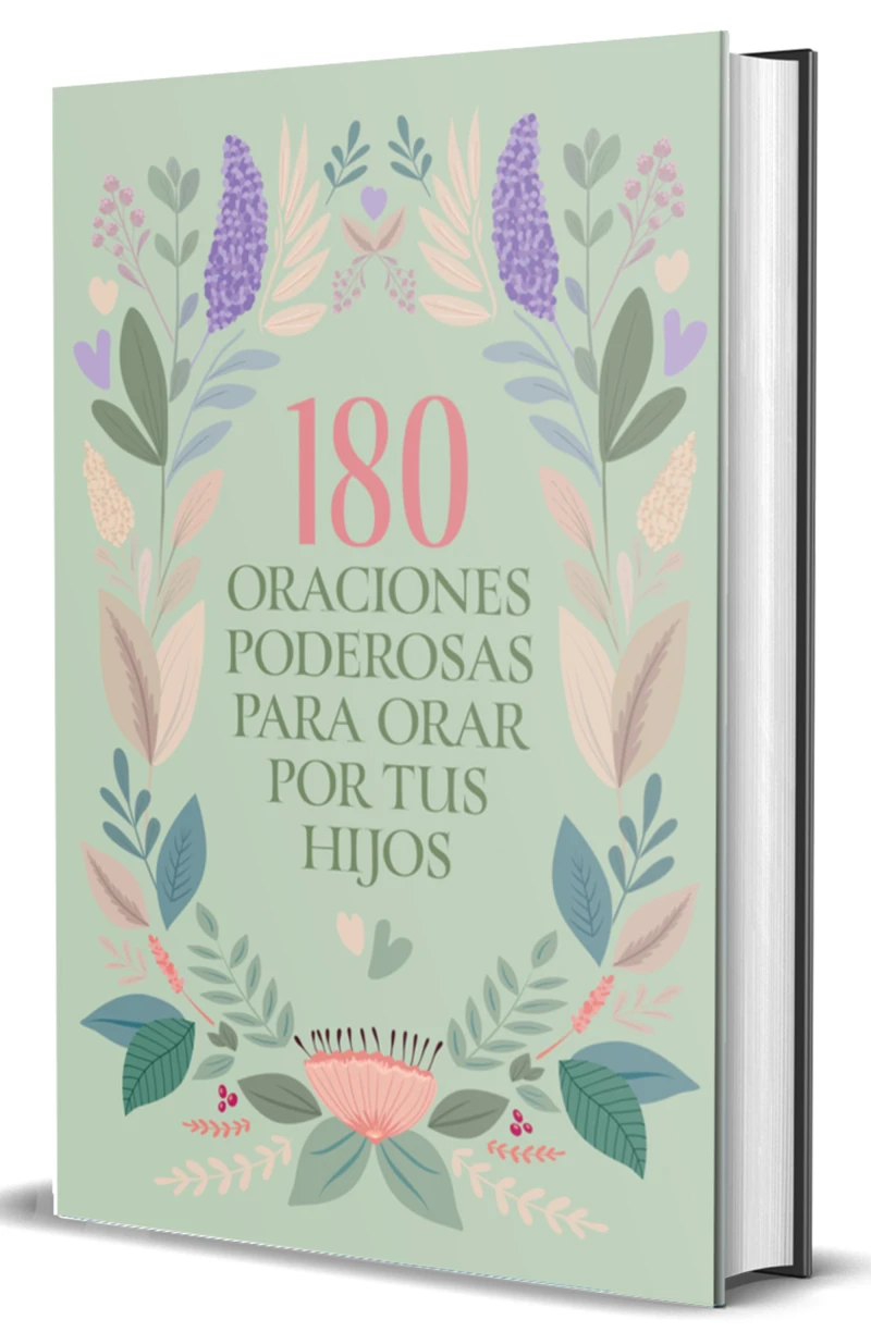 Portada: 180 oraciones poderosas para orar por tus hijos