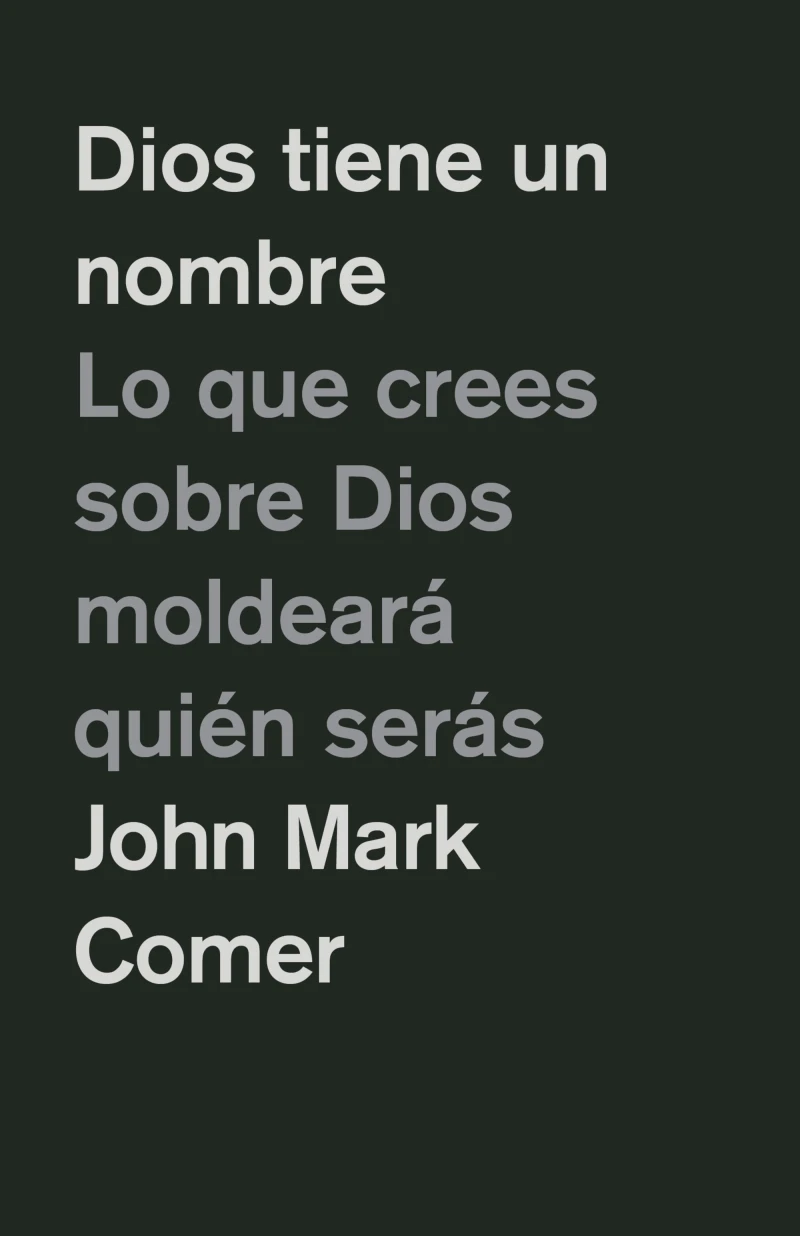 Portada: Dios tiene un nombre