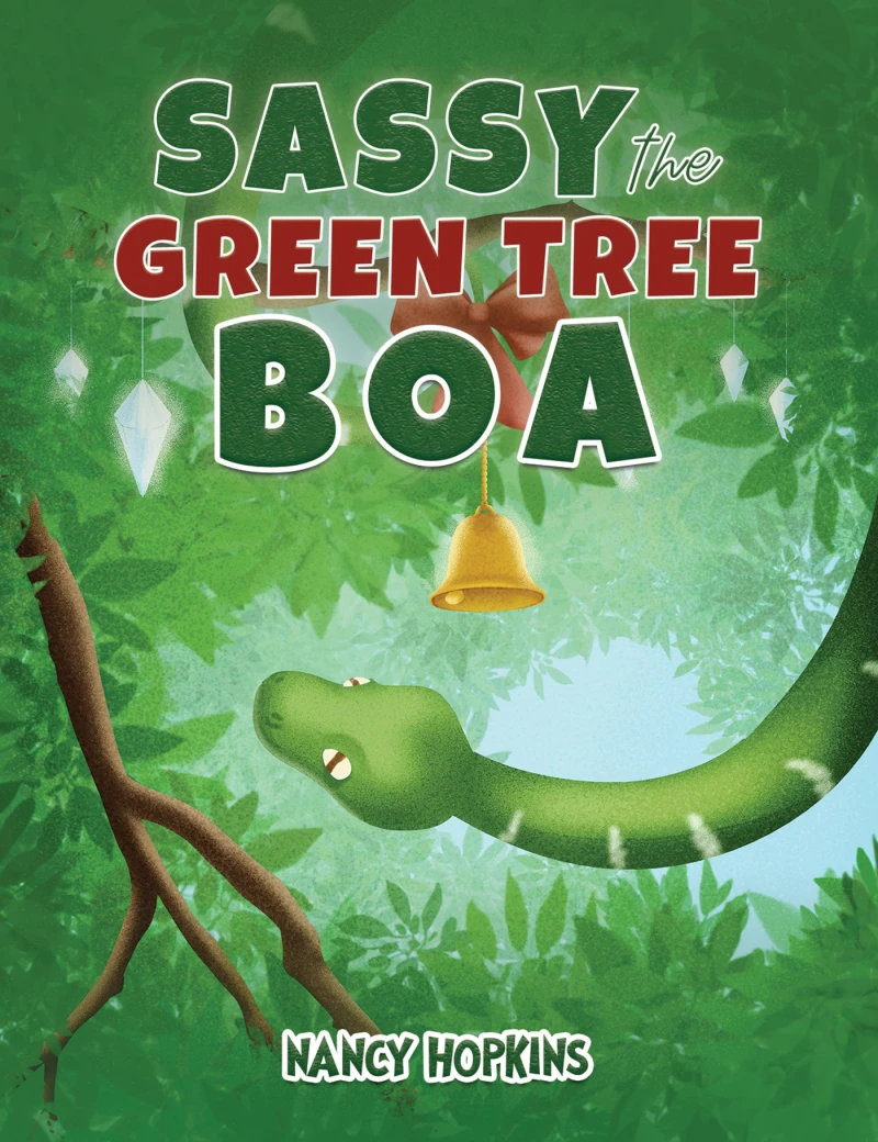 Portada: Sassy the Green Tree Boa