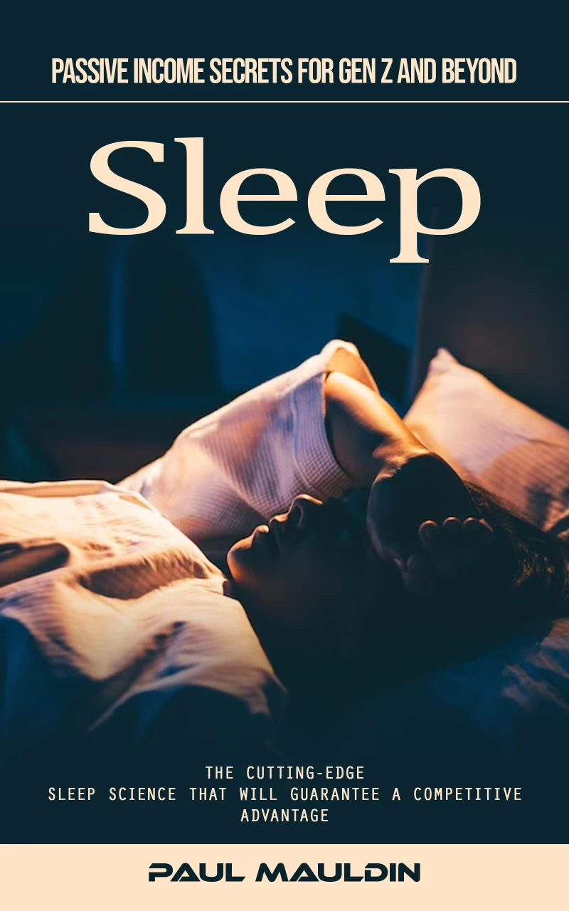 Portada: Sleep: Passive Income Secrets for Gen Z and Beyond (The Cutting-edge Sleep Science That Will Guarantee a Competitive Advantage)