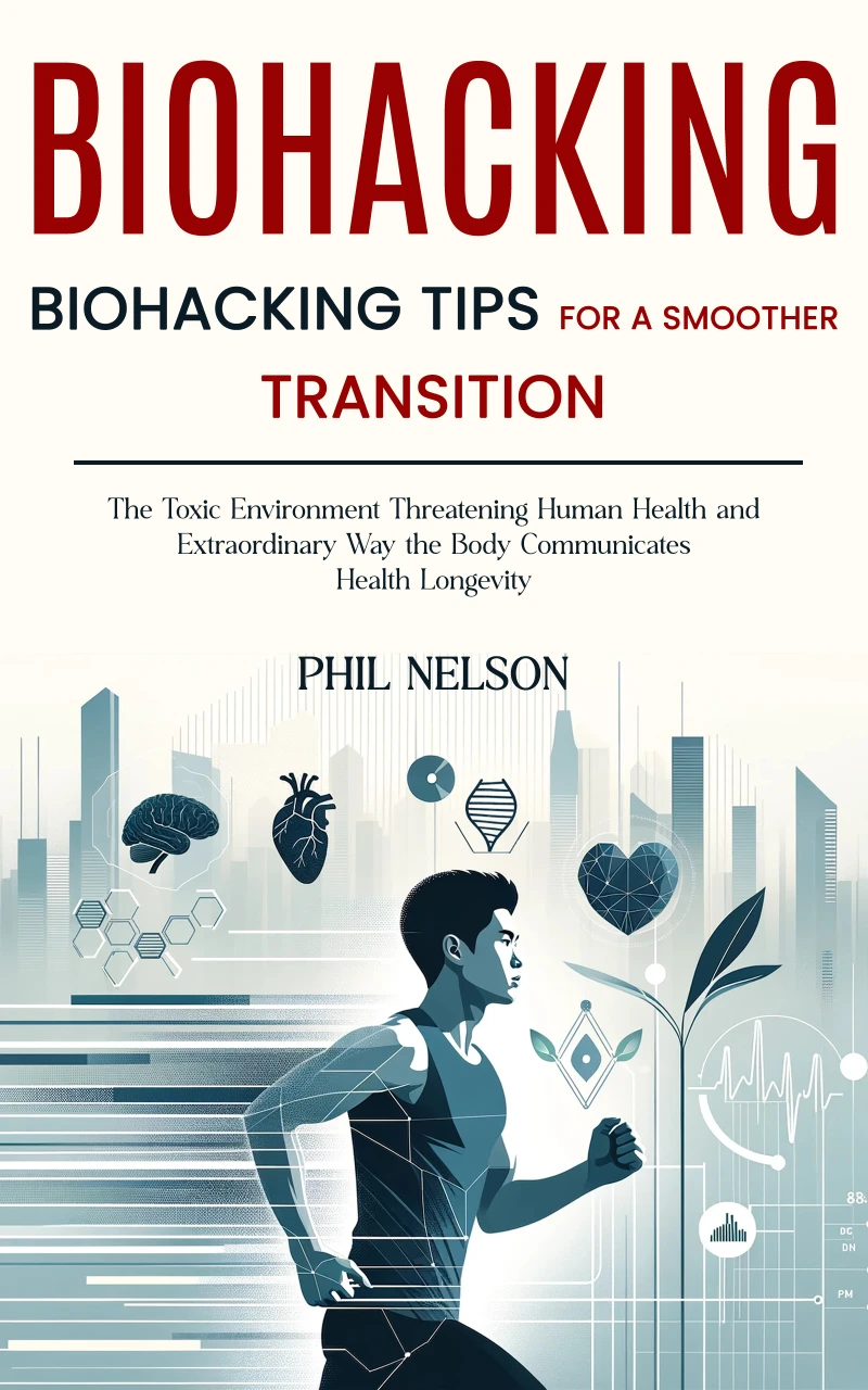 Portada: Biohacking: Biohacking Tips for a Smoother Transition (The Toxic Environment Threatening Human Health and Extraordinary Way the Body Communicates Health Longevity)